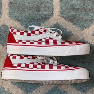 Red checker vans